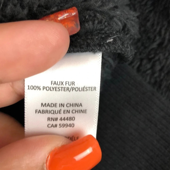 Material Girl Sherpa Black Half Zip Pullover Sweater - Picture 6 of 6